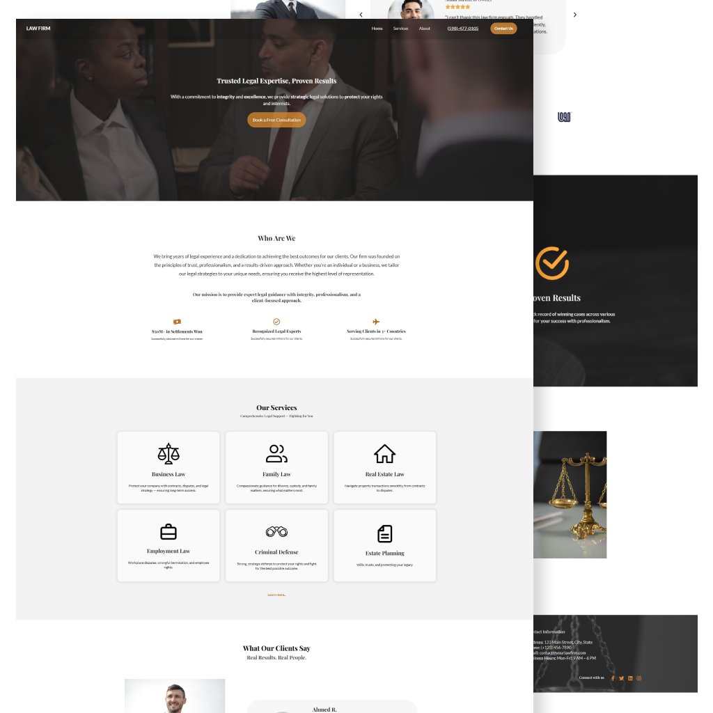 Law Firm Page
